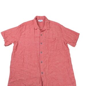 Coral Button-Up Shirt